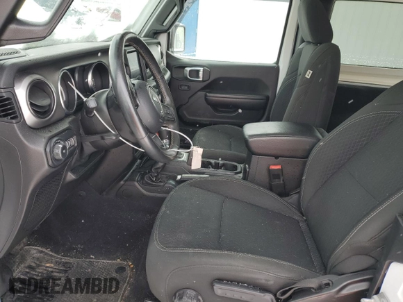 2021 Jeep Wrangler Sport S with VIN 1C4GJXAN5MW595297, listed as a Copart auction lot 45820485 with 62,429 mi miles and Salvage Title. Bid and sale history available at DreamBid. Image 7.