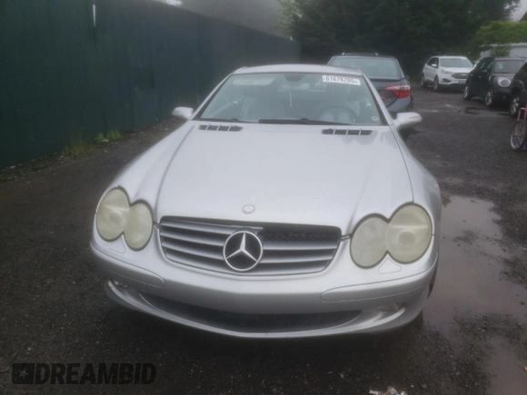 2005 Mercedes-Benz SL 500 with VIN WDBSK75F05F094991, listed as a Copart auction lot 61678705 with 128,123 mi miles and Clean title. Bid and sale history available at DreamBid. Image 5.