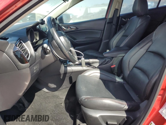 2015 Mazda 3 i Grand Touring z VIN 3MZBM1M77FM223990, wystawiony jako Copart lot #54905545 z przebiegiem Nie podano mil oraz Szkoda całkowita • Salvage title. Historia ofert i sprzedaży dostępna na DreamBid. Obrazek 7.