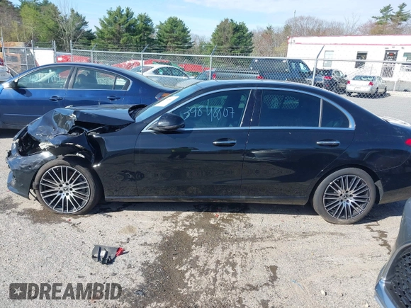 2022 Mercedes-Benz C 300 with VIN W1KAF4HB8NR053120, listed as a IAAI auction lot 39848807 with 26,483 mi miles and . Bid and sale history available at DreamBid. Image 14.