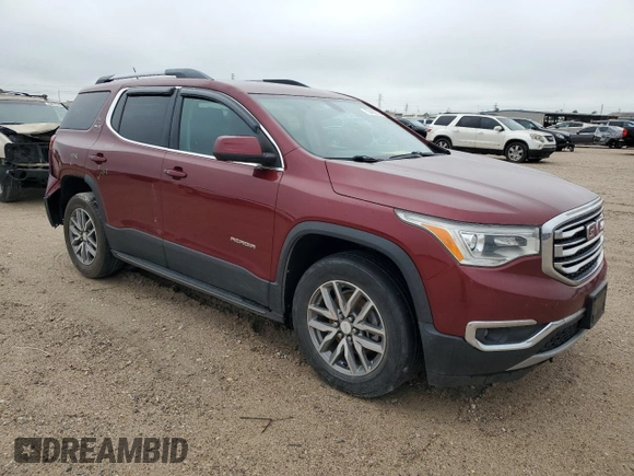2017 GMC Acadia SLE with VIN 1GKKNLLS3HZ262809, listed as a Copart auction lot 55493615 with 83,256 mi miles and Salvage title. Bid and sale history available at DreamBid. Image 4.