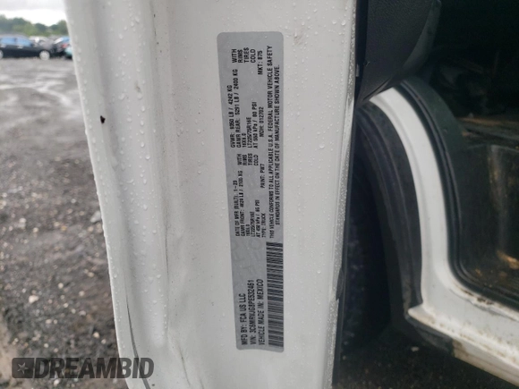 2023 Ram ProMaster Cargo with VIN 3C6MRVJG8PE532461, listed as a Copart auction lot 66780004 with 10,808 mi miles and Salvage Title. Bid and sale history available at DreamBid. Image 13.