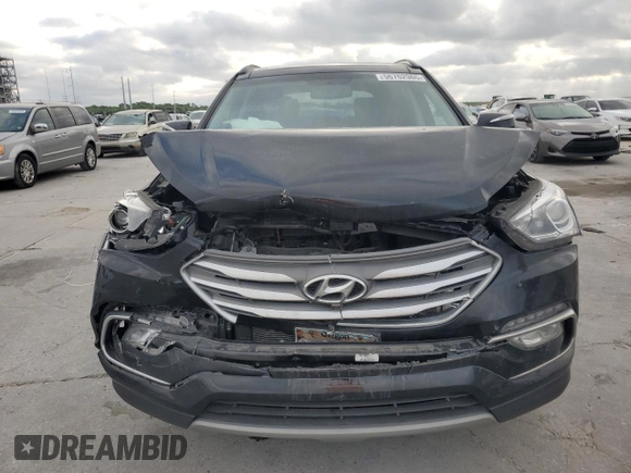 2018 Hyundai Santa Fe 2.4L with VIN 5XYZUDLB3JG515991, listed as a Copart auction lot 56762965 with 51,413 mi miles and Salvage title. Bid and sale history available at DreamBid. Image 5.
