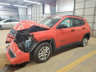 2021 Jeep Compass Sport с VIN 3C4NJCAB8MT508181, выставлен на аукционе Copart как лот 55477055 с пробегом Не указан миль и Списание • Salvage title. История ставок и продаж доступна на DreamBid. Изображение 1.