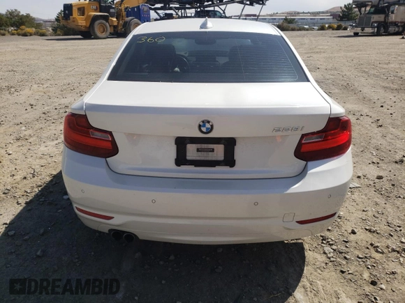2015 BMW 2 Series 228i with VIN WBA1F9C59FVW98566, listed as a Copart auction lot 69021253 with 0 mi miles. Bid and sale history available at carsss.com. Image 6.