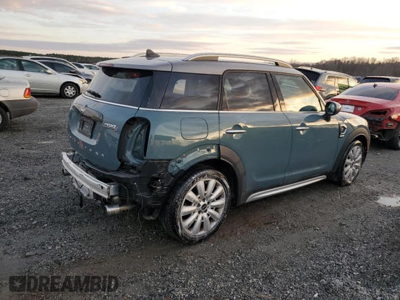 2022 MINI Countryman Cooper S with VIN WMZ53BR00N3N88158, listed as a Copart auction lot 84202874 with 31,888 mi miles and Salvage title. Bid and sale history available at DreamBid. Image 3.
