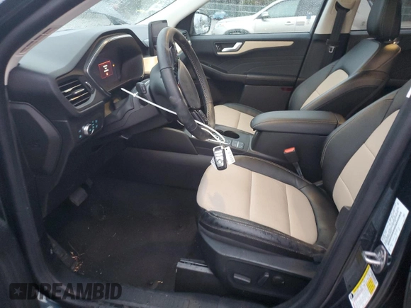 2022 Ford Escape Titanium Plug-In Hybrid with VIN 1FMCU0LZXNUA96971, listed as a Copart auction lot 85501414 with 17,275 mi miles and Salvage title. Bid and sale history available at DreamBid. Image 7.
