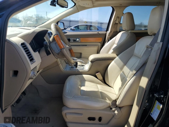 2007 Lincoln MKX with VIN 2LMDU68C37BJ15708, listed as a Copart auction lot 46414305 with 187,216 mi miles and Salvage Title. Bid and sale history available at carsss.com. Image 7.