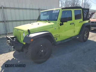 2017 Jeep Wrangler Unlimited Sport with VIN 1C4BJWDG1HL535736, listed as a Copart auction lot 46257235 with 107,619 mi miles and Salvage Title. Bid and sale history available at carsss.com. Image 1.