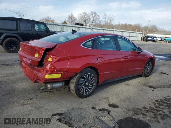 2020 Hyundai Sonata Hybrid Limited with VIN KMHL54JJ1LA012830, listed as a Copart auction lot 43730775 with 61,717 mi miles and Salvage Title. Bid and sale history available at carsss.com. Image 3.