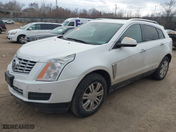 2014 Cadillac SRX Luxury Collection with VIN 3GYFNEE35ES681424, listed as a IAAI auction lot 41854969 with 135,163 mi miles. Bid and sale history available at carsss.com. Image 2.