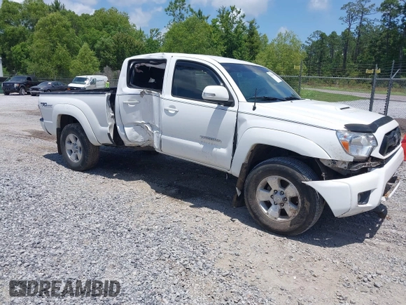 2015 Toyota Tacoma PreRunner with VIN 5TFKU4HN9FX006805, listed as a IAAI auction lot 42283766 with 132,367 mi miles and . Bid and sale history available at DreamBid. Image 1.