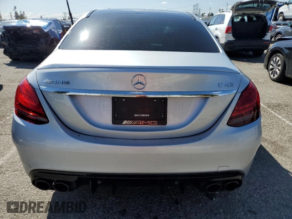 2020 Mercedes-Benz C 43 AMG z VIN W1KWF6EB1LR571590, wystawiony jako Copart lot #47194935 z przebiegiem 52 608 mil mil oraz Szkoda całkowita • Salvage title. Historia ofert i sprzedaży dostępna na DreamBid. Obrazek 6.