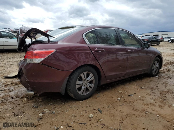 2011 Honda Accord Sdn LX-P with VIN 1HGCP2F43BA046001, listed as a Copart auction lot 47176945 with 186,385 mi miles and Salvage Title. Bid and sale history available at carsss.com. Image 3.
