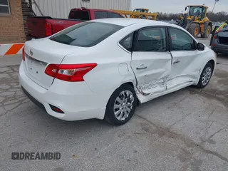 2017 Nissan Sentra S with VIN 3N1AB7AP6HY212375, listed as a IAAI auction lot 41749594 with 107,247 mi miles. Bid and sale history available at carsss.com. Image 4.