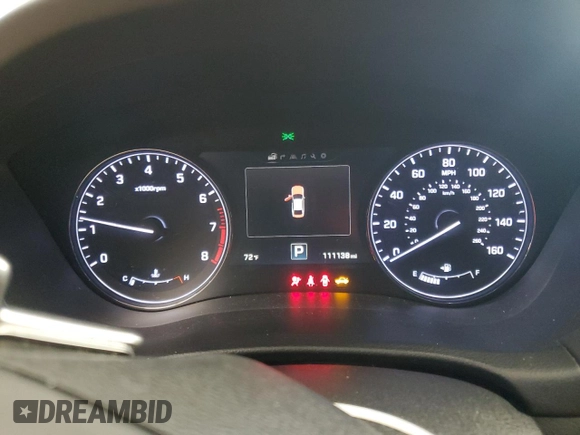 2015 Hyundai Genesis 3.8L with VIN KMHGN4JEXFU086268, listed as a Copart auction lot 53620125 with 111,138 mi miles and Salvage Title. Bid and sale history available at carsss.com. Image 9.