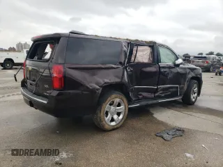 2020 Chevrolet Suburban Premier with VIN 1GNSCJKC7LR210387, listed as a Copart auction lot 64700645 with Not provided miles and Salvage title. Bid and sale history available at DreamBid. Image 3.