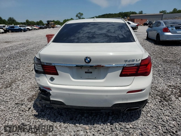 2015 BMW 7 Series 740Li z VIN WBAYE4C5XFD947323, wystawiony jako Copart lot #56962915 z przebiegiem 77 956 mil mil oraz Szkoda całkowita • Salvage title. Historia ofert i sprzedaży dostępna na DreamBid. Obrazek 6.
