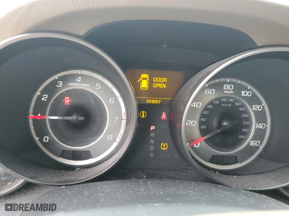 2013 Acura MDX Tech Pkg with VIN 2HNYD2H39DH524356, listed as a Copart auction lot 44052495 with 93,057 mi miles and Salvage Title. Bid and sale history available at carsss.com. Image 9.