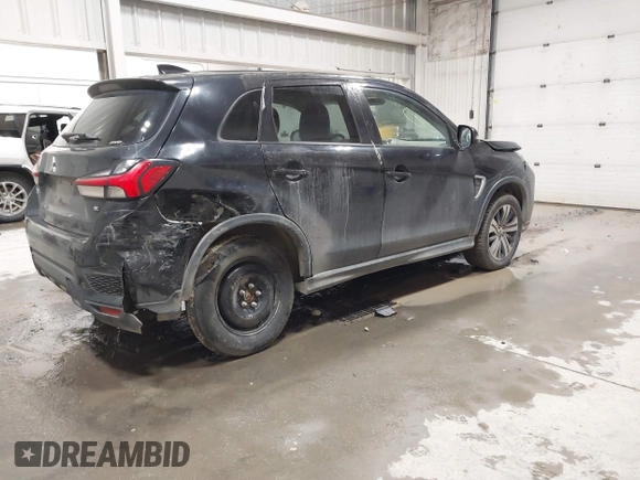 2020 Mitsubishi Outlander Sport ES 2.0 with VIN JA4AR3AU0LU021290, listed as a IAAI auction lot 41425631 with 62,304 mi miles. Bid and sale history available at carsss.com. Image 4.