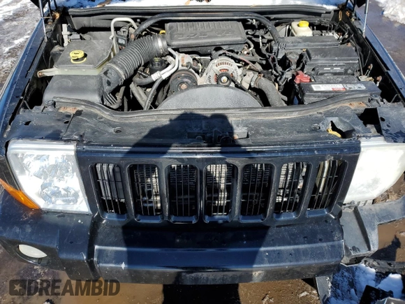 2006 Jeep Commander with VIN 1J8HG48K26C302997, listed as a Copart auction lot 46453135 with 191,852 mi miles and Salvage Title. Bid and sale history available at carsss.com. Image 12.
