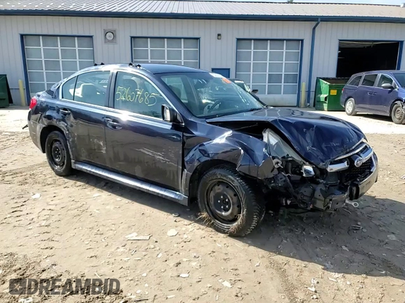2013 Subaru Legacy 2.5i with VIN 4S3BMAA60D1026362, listed as a Copart auction lot 52607685 with Not provided miles and Salvage title. Bid and sale history available at DreamBid. Image 13.