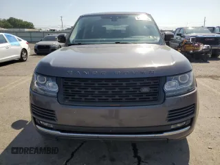 2017 Land Rover Range Rover with VIN SALGS2FE3HA359431, listed as a Copart auction lot 61728395 with 75,210 mi miles and Salvage title. Bid and sale history available at DreamBid. Image 5.