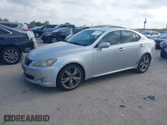 2010 Lexus IS 250 with VIN JTHBF5C21A5124993, listed as a IAAI auction lot 42158931 with 237,934 mi miles. Bid and sale history available at carsss.com. Image 17.