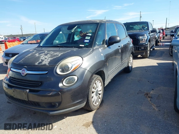 2014 FIAT 500L Easy with VIN ZFBCFABH6EZ028069, listed as a IAAI auction lot 41303148 with 131,757 mi miles and . Bid and sale history available at DreamBid. Image 2.