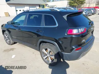2020 Jeep Cherokee Limited with VIN 1C4PJMDX8LD643445, listed as a IAAI auction lot 41810758 with 127,703 mi miles. Bid and sale history available at carsss.com. Image 3.