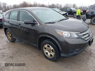 2014 Honda CR-V LX with VIN 5J6RM4H38EL040943, listed as a IAAI auction lot 42028677 with 152,657 mi miles. Bid and sale history available at carsss.com. Image 1.