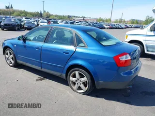 2003 Audi A4 1.8T z VIN WAULC68E73A396334, wystawiony jako IAAI lot #42042609 z przebiegiem 155 748 mil mil oraz . Historia ofert i sprzedaży dostępna na DreamBid. Obrazek 3.