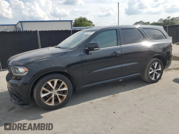 2014 Dodge Durango R/T with VIN 1C4SDHCT6EC405481, listed as a Copart auction lot 56023485 with 166,880 mi miles and Clean title. Bid and sale history available at DreamBid. Image 1.