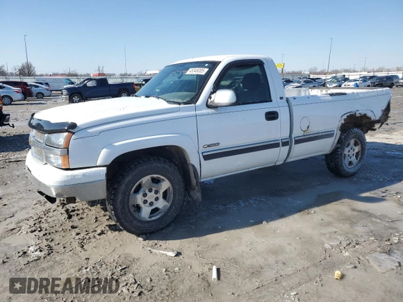 2006 Chevrolet Silverado 1500 Work Truck with VIN 3GCEK14Z56G155565, listed as a Copart auction lot 45346085 with 257,005 mi miles and Salvage Title. Bid and sale history available at carsss.com. Image 1.
