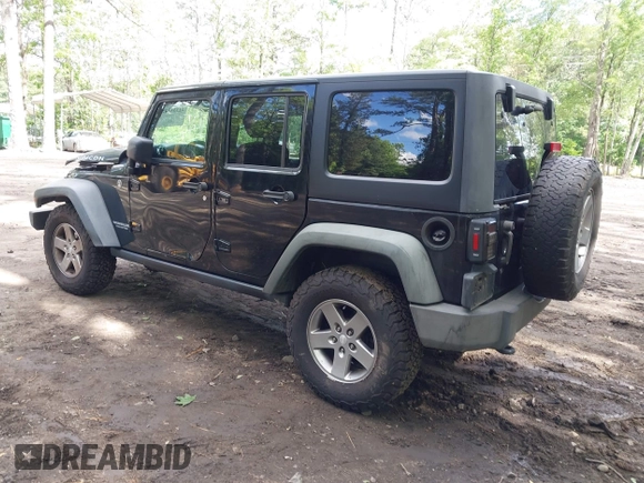 2012 Jeep Wrangler Unlimited Call of Duty MW3 with VIN 1C4BJWFG5CL103267, listed as a IAAI auction lot 42334345 with 135,324 mi miles and . Bid and sale history available at DreamBid. Image 3.