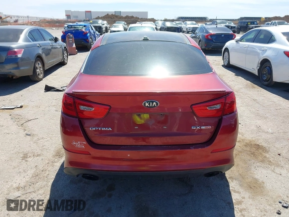 2015 Kia Optima SXL Turbo with VIN 5XXGR4A69FG419891, listed as a IAAI auction lot 41803317 with 158,907 mi miles and . Bid and sale history available at DreamBid. Image 16.