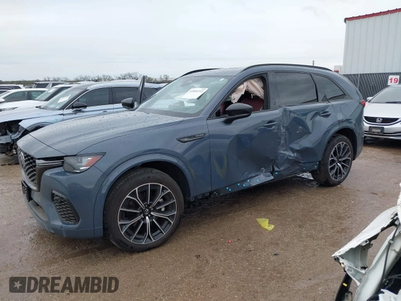 2025 Mazda CX-70 S Premium with VIN JM3KJDHC9S1113770, listed as a IAAI auction lot 41891512 with 7,313 mi miles and . Bid and sale history available at DreamBid. Image 17.