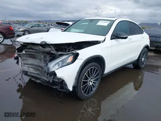 2019 Mercedes-Benz GLC with VIN WDC0J4KB8KF661904, listed as a IAAI auction lot 41750888 with 52,707 mi miles. Bid and sale history available at carsss.com. Image 2.