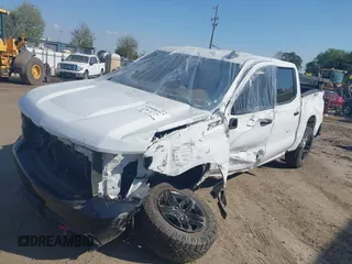 2021 Chevrolet Silverado 1500 Custom Trail Boss with VIN 3GCPYCEF1MG439764, listed as a IAAI auction lot 41868327 with 30,981 mi miles and . Bid and sale history available at DreamBid. Image 2.