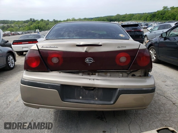 2002 Chevrolet Impala z VIN 2G1WF52E029305711, wystawiony jako Copart lot #57950315 z przebiegiem 151 797 mil mil oraz Szkoda całkowita • Salvage title. Historia ofert i sprzedaży dostępna na DreamBid. Obrazek 6.