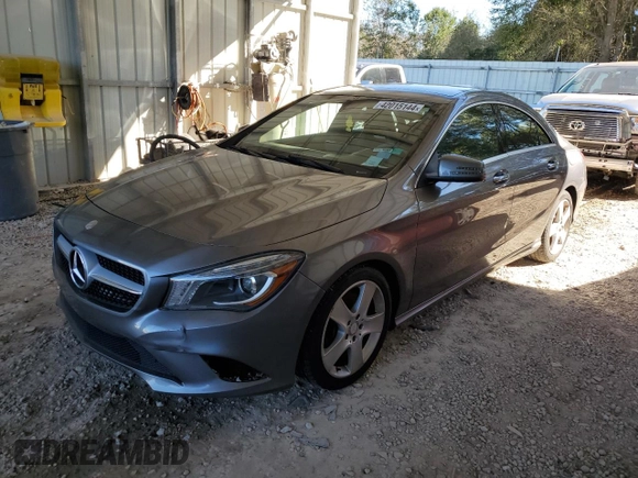 2015 Mercedes-Benz CLA 250 with VIN WDDSJ4EB4FN177658, listed as a Copart auction lot 42015144 with 85,960 mi miles and . Bid and sale history available at DreamBid. Image 1.