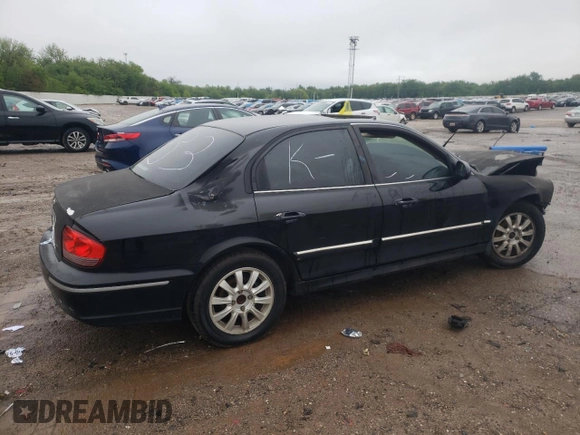2004 Hyundai Sonata GLS with VIN KMHWF35H04A002738, listed as a Copart auction lot 56995824 with 0 mi miles and Salvage Title. Bid and sale history available at carsss.com. Image 3.