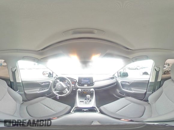 2020 Toyota RAV4 XLE with VIN 2T3W1RFV2LC045134, listed as a Copart auction lot 59635475 with 122,144 mi miles and Salvage title. Bid and sale history available at DreamBid. Image 15.