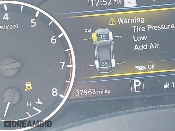 2019 Nissan Murano S with VIN 5N1AZ2MS9KN153687, listed as a IAAI auction lot 41380549 with 37,963 mi miles. Bid and sale history available at carsss.com. Image 15.