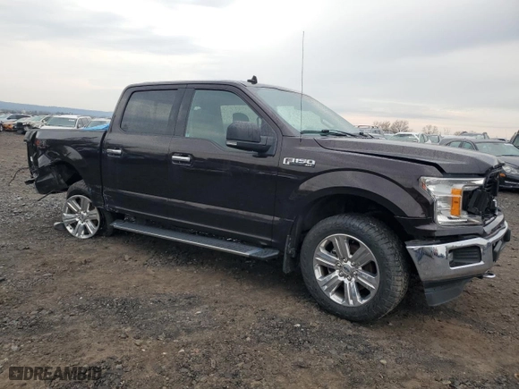2019 Ford F-150 XL with VIN 1FTEW1E45KFD09825, listed as a Copart auction lot 52302845 with 50,751 mi miles and Salvage Title. Bid and sale history available at carsss.com. Image 4.