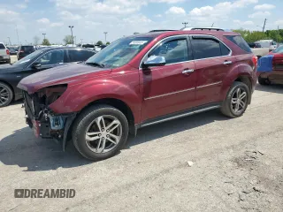 2016 Chevrolet Equinox LTZ z VIN 2GNFLGE34G6170917, wystawiony jako Copart lot #55585045 z przebiegiem 116 694 mil mil oraz Szkoda całkowita • Salvage title. Historia ofert i sprzedaży dostępna na DreamBid. Obrazek 1.