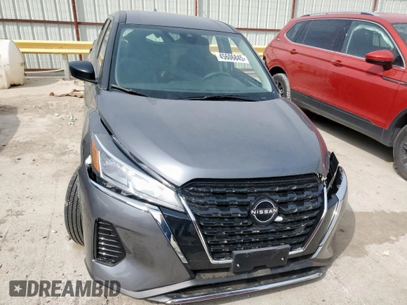 2024 Nissan Kicks S with VIN 3N1CP5BV2RL537969, listed as a Copart auction lot 45606845 with 10,257 mi miles and Salvage Title. Bid and sale history available at carsss.com. Image 5.
