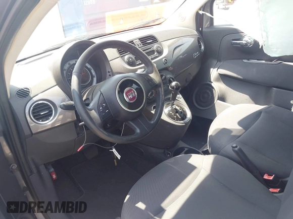 2012 FIAT 500 Pop with VIN 3C3CFFAR1CT126455, listed as a IAAI auction lot 42583517 with 93,103 mi miles and . Bid and sale history available at DreamBid. Image 5.