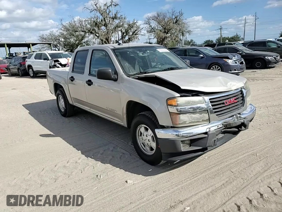 2005 GMC Canyon 1SB SLE Z85 with VIN 1GTCS138658111627, listed as a Copart auction lot 80232384 with 143,775 mi miles and Salvage title. Bid and sale history available at DreamBid. Image 11.