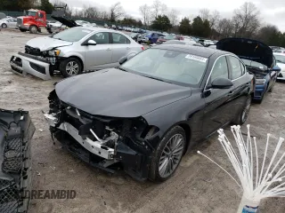 2017 Alfa Romeo Giulia Ti with VIN ZARFAECNXH7538824, listed as a Copart auction lot 39100883 with 64,771 mi miles. Bid and sale history available at carsss.com. Image 1.